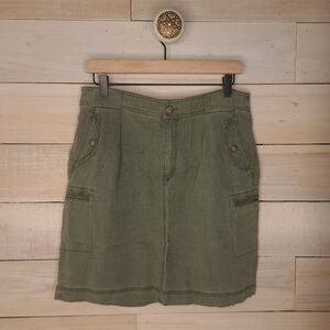 Orvis Cargo Skirt Women's 12 in Tarragon/Moss Green Vintage Outdoor Collection